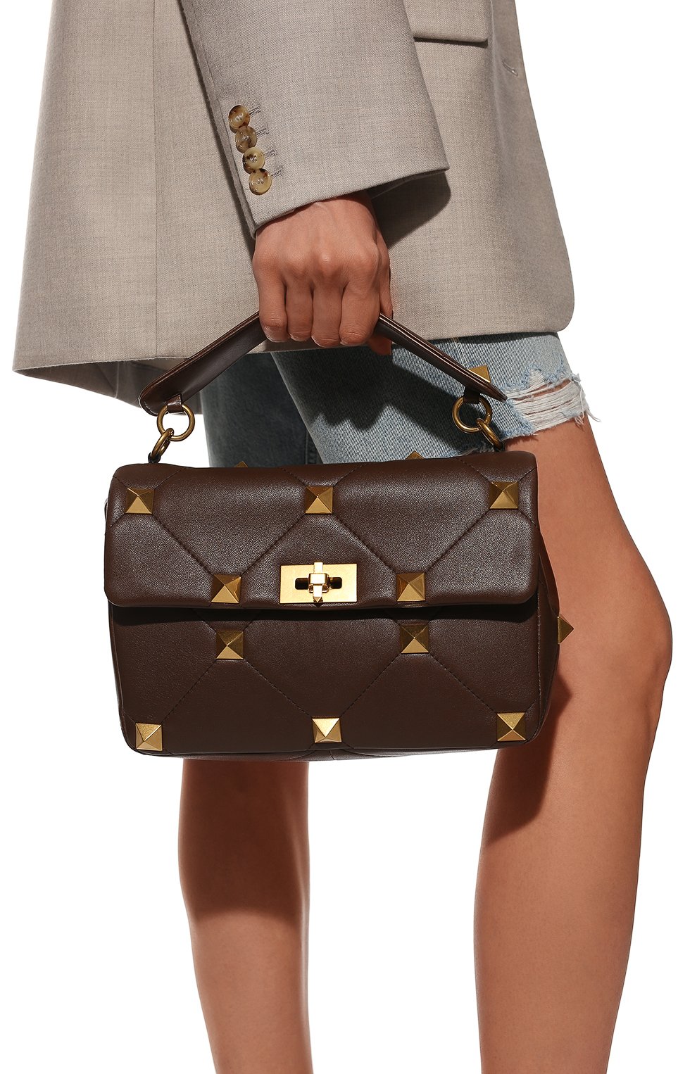 Сумка roman stud large VALENTINO, арт. WW2B0I60/BSF, фото 2