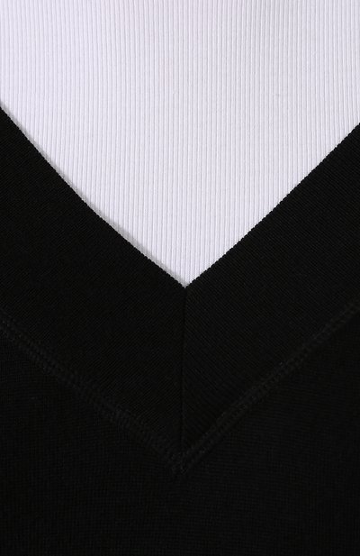 Шерстяной пуловер ALEXANDERWANG.T черно-белого цвета по цене 29600 руб., арт. 4KC2191073, фото 5 Шерстяной пуловер ALEXANDERWANG.T, арт. 4KC2191073, фото 5