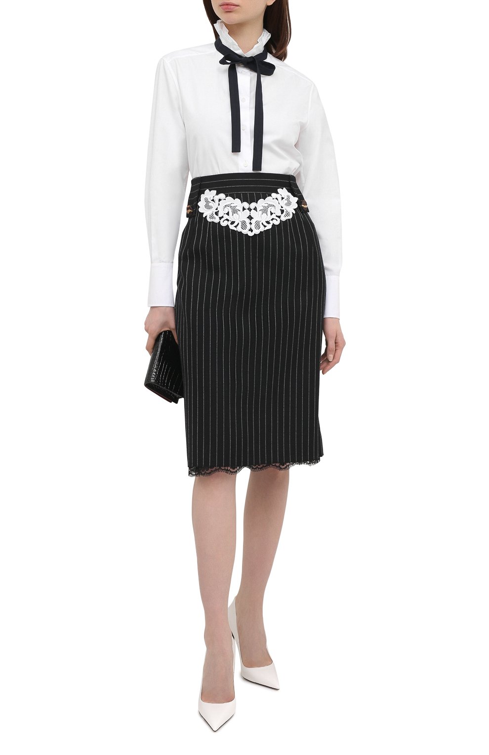 Шерстяная юбка DOLCE & GABBANA, арт. J4035T/FR2XI, фото 2