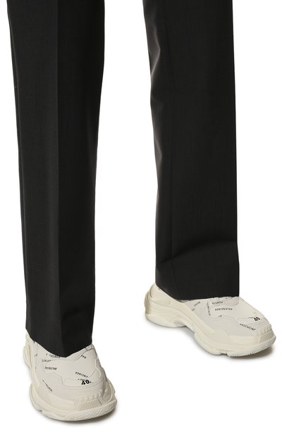 Кожаные кроссовки triple s BALENCIAGA, арт. 524039/W2FA1, фото 3