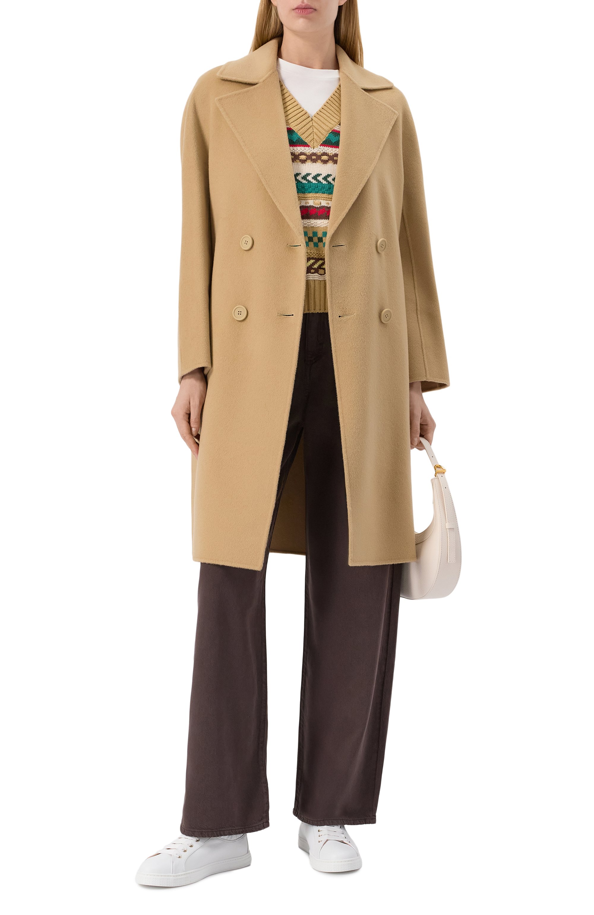 Пальто из кашемира и шерсти MAX MARA STUDIO, арт. LICENZA, фото 2