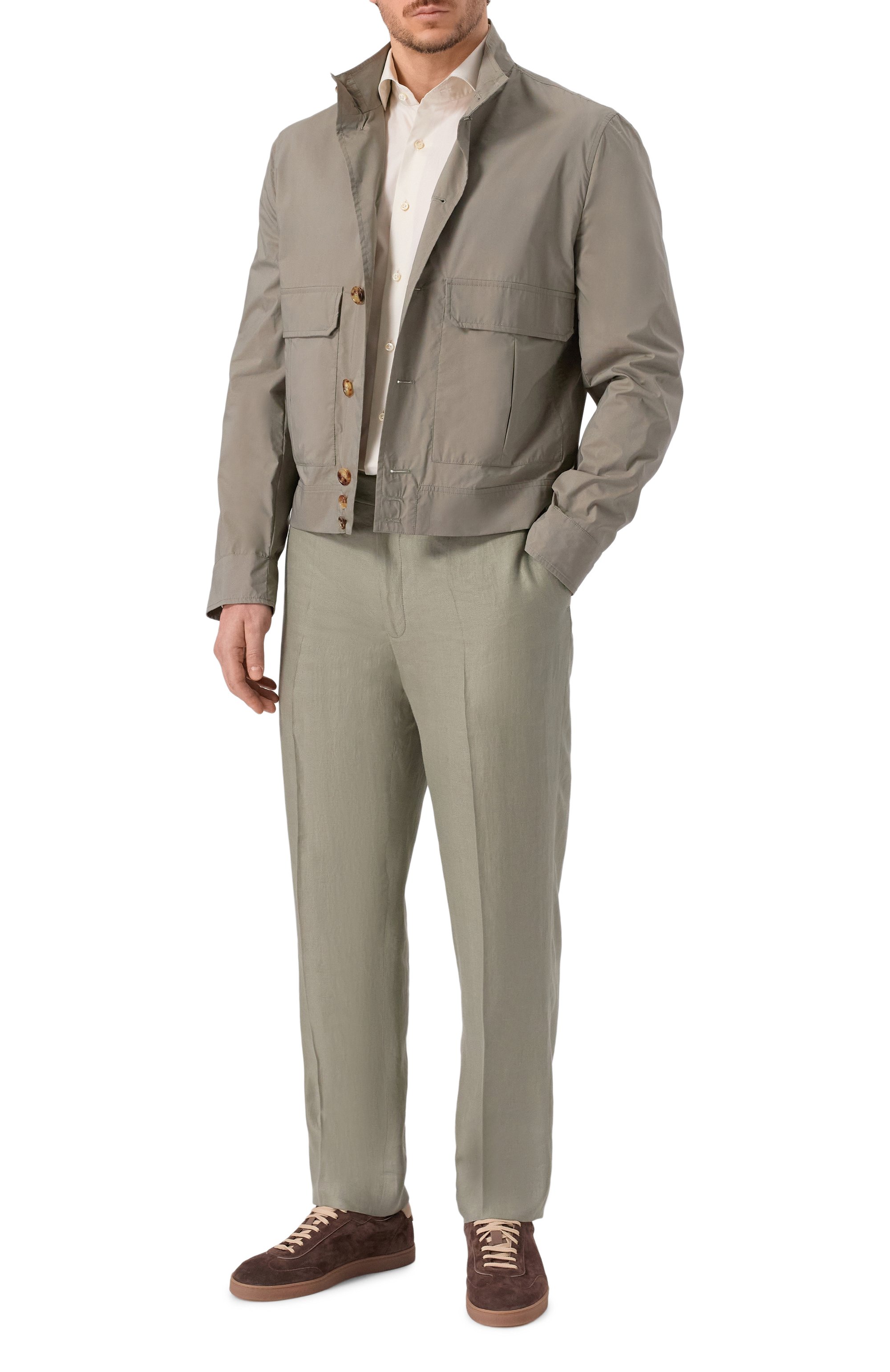 Льняные брюки CORNELIANI, арт. 274552/2714326, фото 2