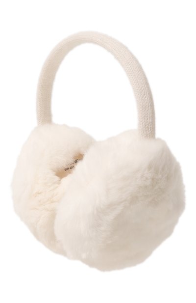 Шерстяные наушники с мехом YVES SALOMON ENFANT, арт. 20WEA310XXREXX, фото 2