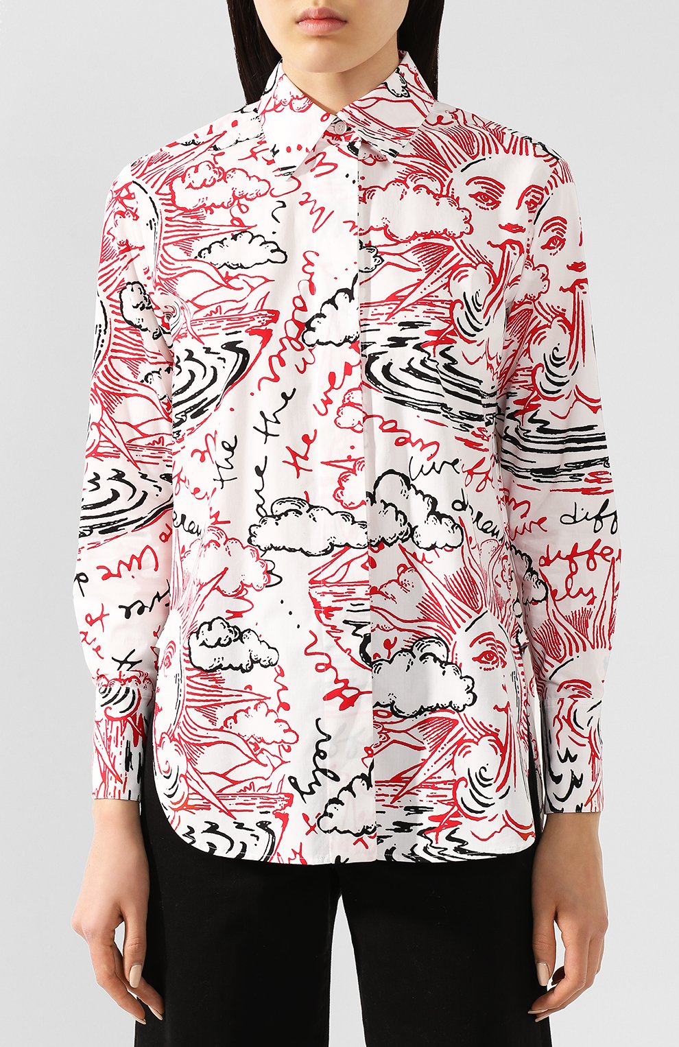 Хлопковая рубашка STELLA MCCARTNEY, арт. 600566/S0A22, фото 3