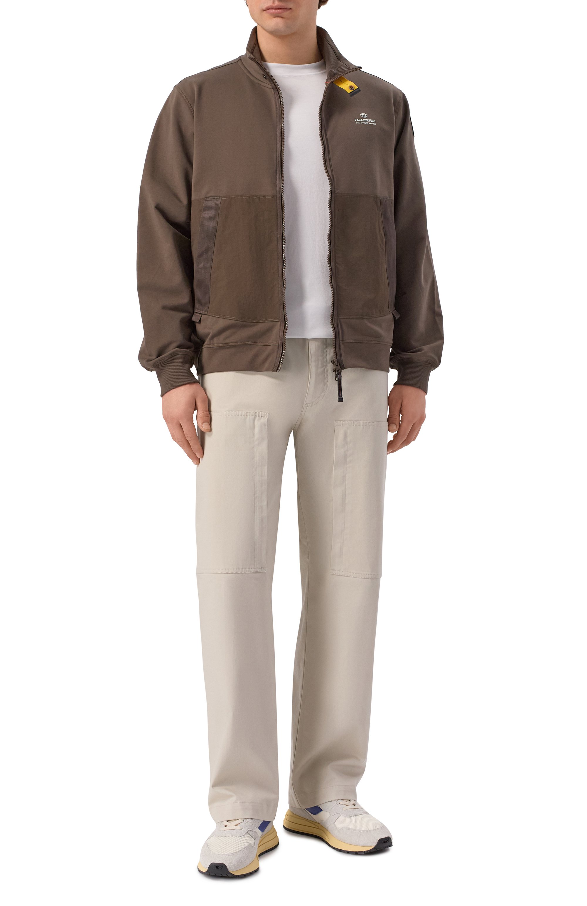 Хлопковые брюки PARAJUMPERS бежевого цвета по цене 38800 руб., арт. 26SM-PM PAH I03, фото 2 Хлопковые брюки PARAJUMPERS, арт. 26SM-PM PAH I03, фото 2