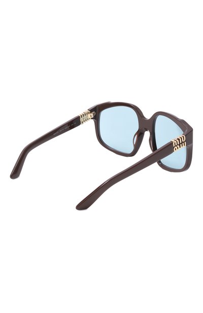 Солнцезащитные очки MIU MIU голубого цвета по цене 54100 руб., арт. A07S-24D20R, фото 3 Солнцезащитные очки MIU MIU, арт. A07S-24D20R, фото 3