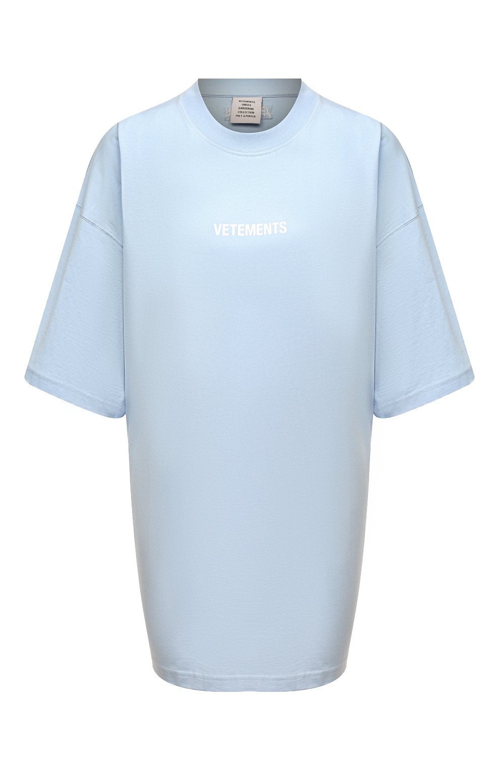 Хлопковая футболка VETEMENTS, арт. UE52TR120Z 1602/W, фото 1