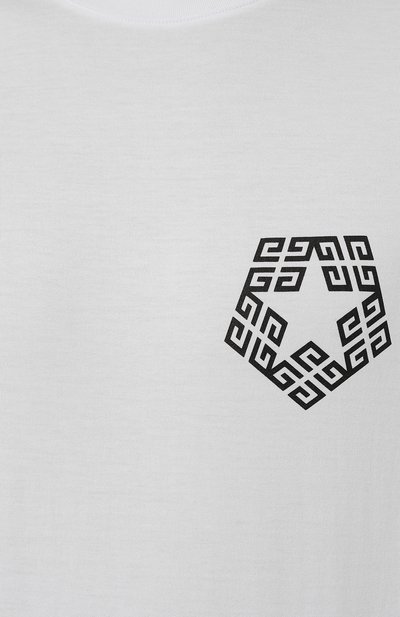 Хлопковая футболка GIVENCHY, арт. BM716G/3Y86, фото 5