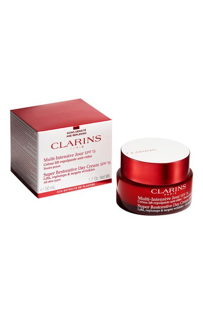 Восстанавливающий дневной крем с эффектом лифтинга для любого типа кожи spf 15 multi-intensive (50ml) CLARINS, арт. 80088223, фото 3