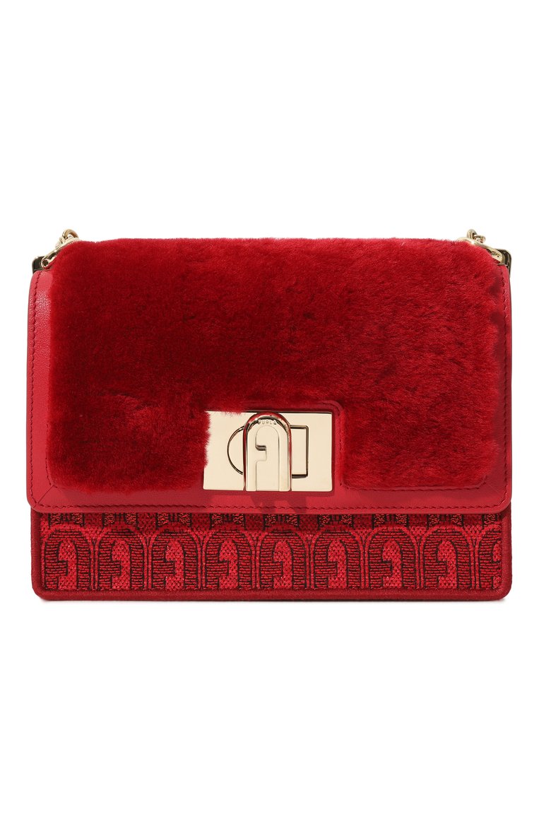 Женская сумка furla 1927 FURLA красного цвета, арт. BAFKACO/BX2563 | Фото 1 (Сумки-технические: Сумки через плечо; Региональные ограничения белый список (Axapta Mercury): Не проставлено; Размер: mini; Ремень/цепочка: На ремешке; Драгоценные камни: Проставлено)