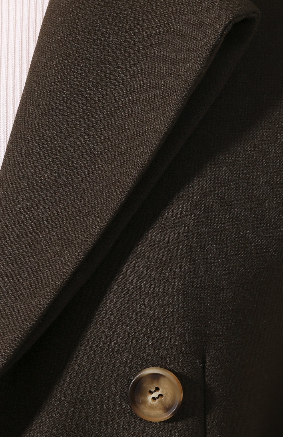 Жакет с поясом REJINA PYO хаки цвета по цене 59950 руб., арт. B085/W00L D0UBLE-FACE TWILL, фото 5 Жакет с поясом REJINA PYO, арт. B085/W00L D0UBLE-FACE TWILL, фото 5