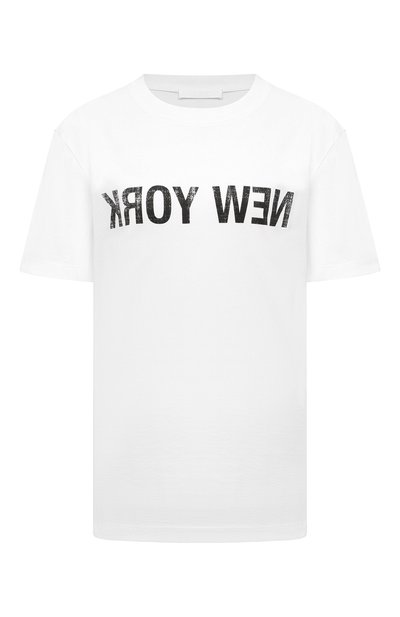 Женская хлопковая футболка HELMUT LANG, арт. 006HM512