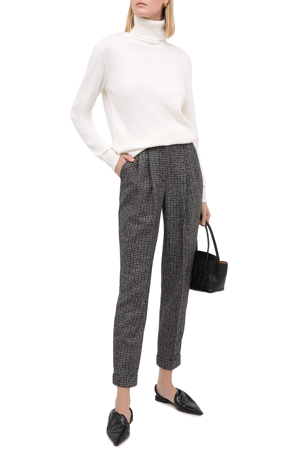 Шерстяные брюки DOLCE & GABBANA, арт. FTBX1T/FMMFU, фото 2