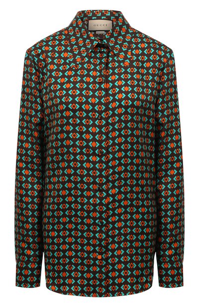 Женская шелковая рубашка GUCCI, арт. 652644 ZAGI3