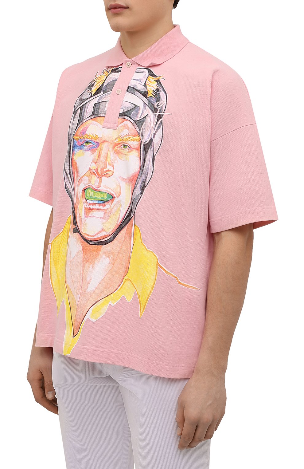 Хлопковое поло jw anderson x pol anglada JW ANDERSON, арт. J00087 PG0476, фото 3