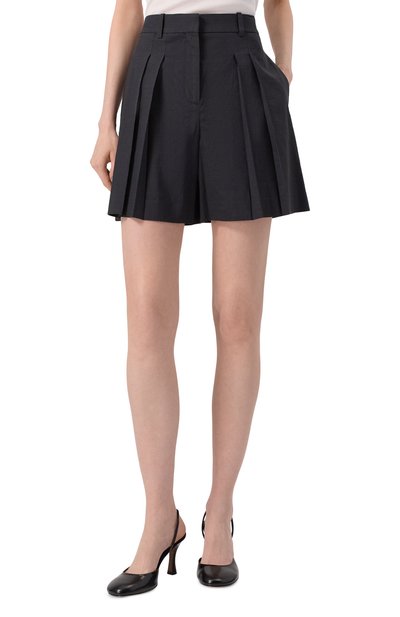 Шорты изо льна и вискозы THEORY, арт. P0303208, фото 3