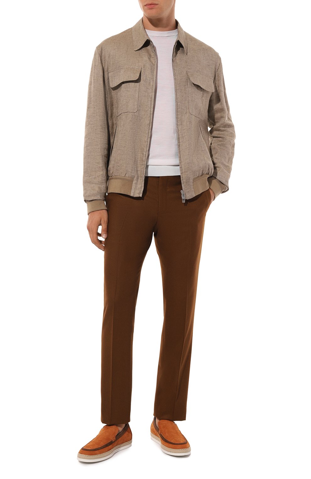 Шерстяные брюки CORNELIANI, арт. 945B01-9418110, фото 2