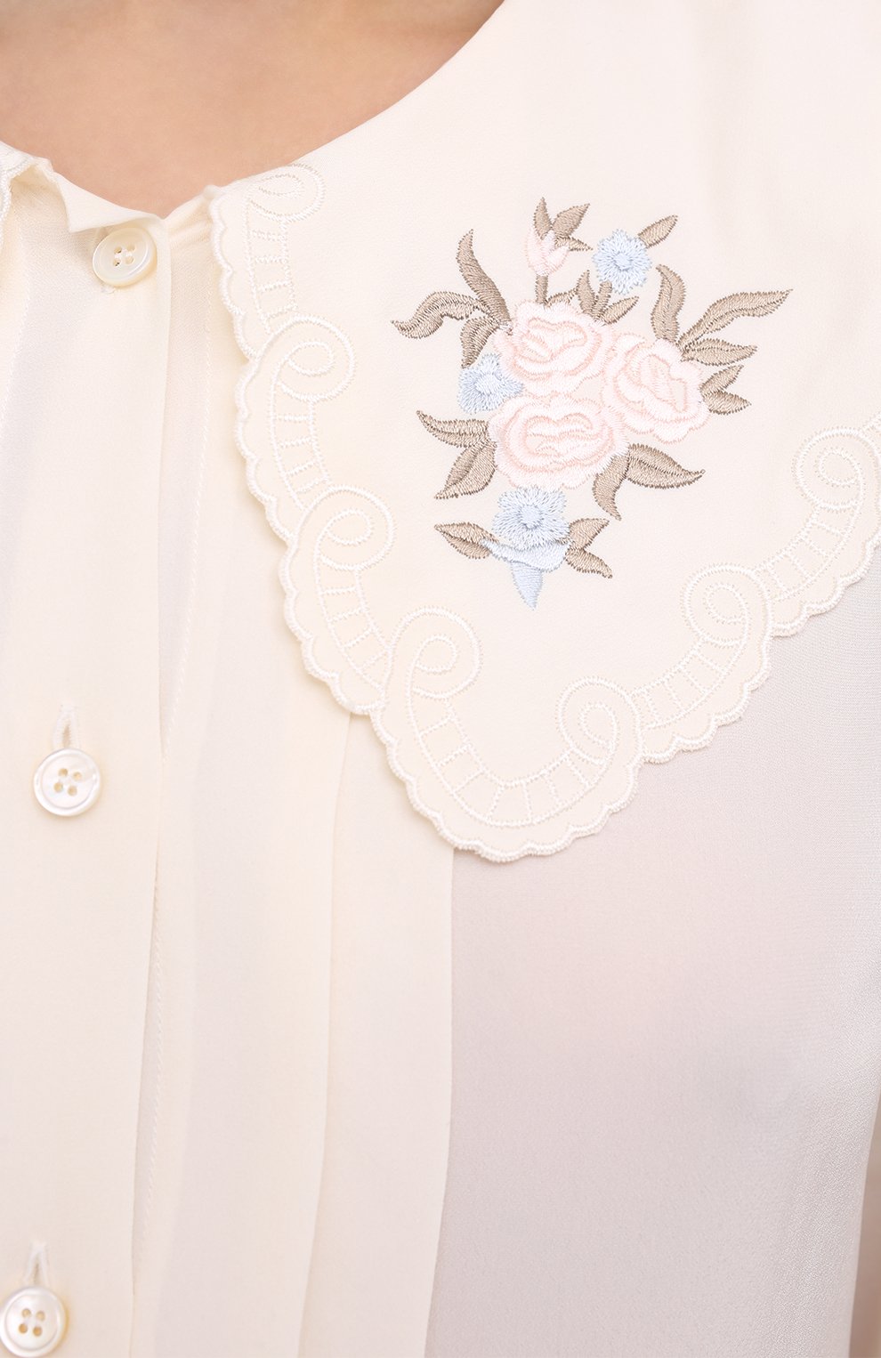 Шелковая блузка ALESSANDRA RICH, арт. FAB2314-F3057, фото 5