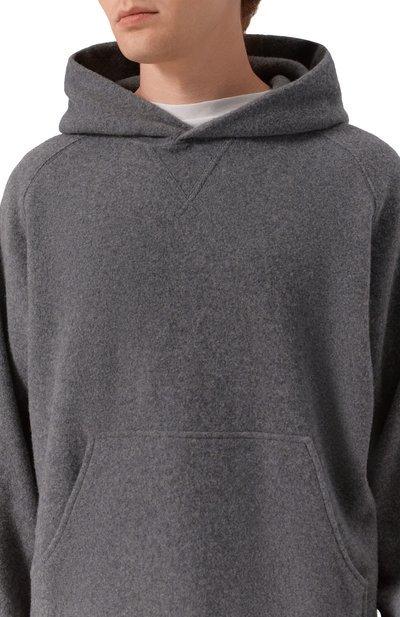 Худи из кашемира и шерсти GIORGIO ARMANI, арт. GM002332/TE12430, фото 5