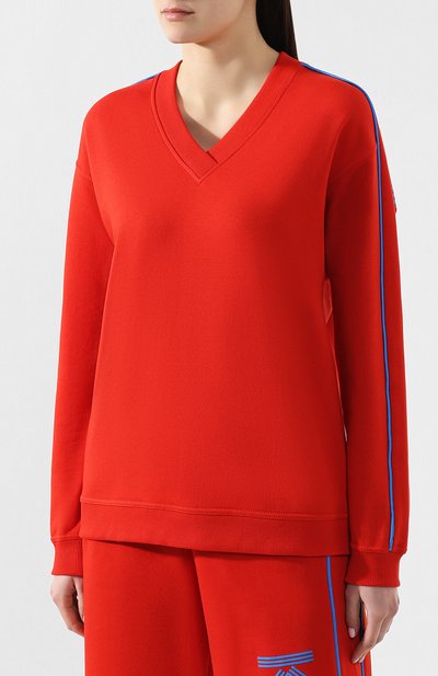 Хлопковый пуловер KENZO красного цвета по цене 27550 руб., арт. 2SW774952, фото 3 Хлопковый пуловер KENZO, арт. 2SW774952, фото 3