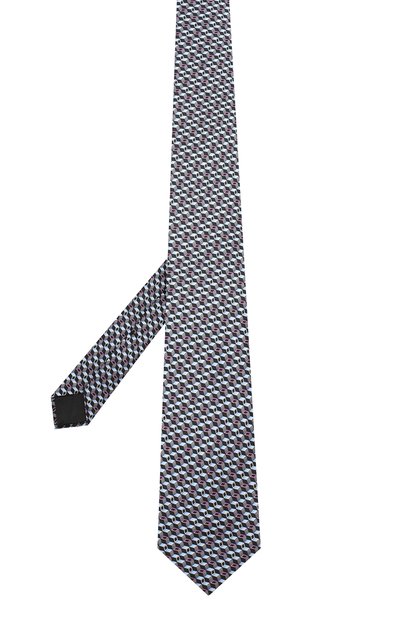 Шелковый галстук ZILLI серого цвета по цене 25800 руб., арт. 50242/TIES, фото 2 Шелковый галстук ZILLI, арт. 50242/TIES, фото 2