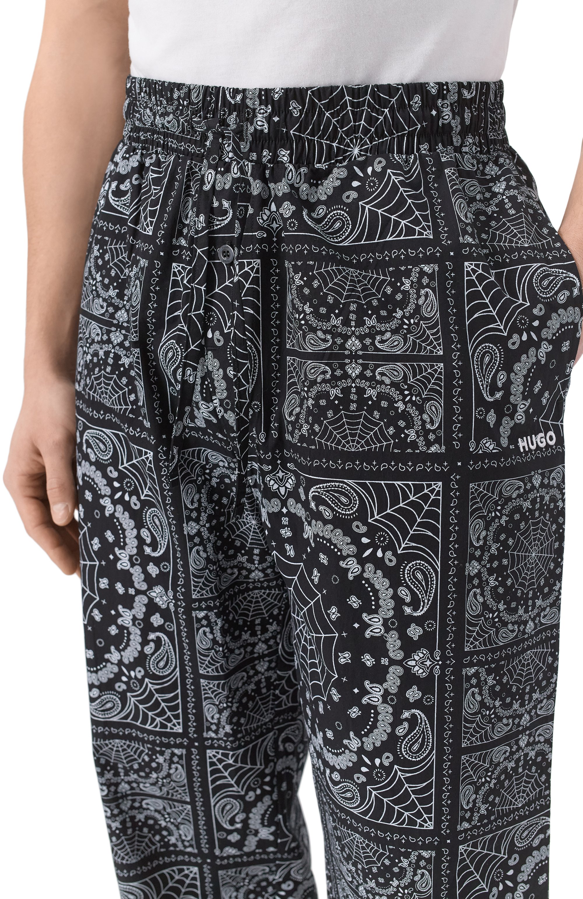 Хлопковая пижама HUGO, арт. 50535774, фото 8