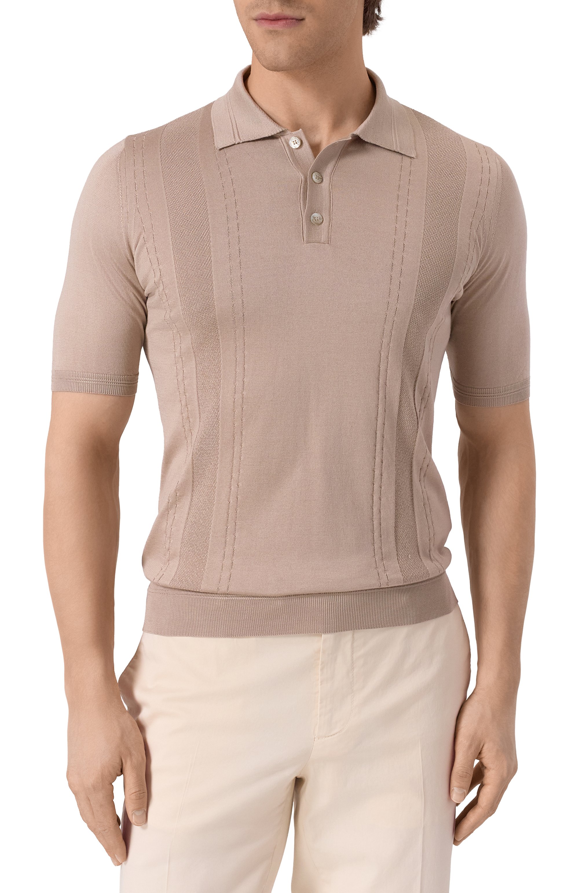 Шелковое поло ZILLI, арт. KBP002M0640VCHP00, фото 3