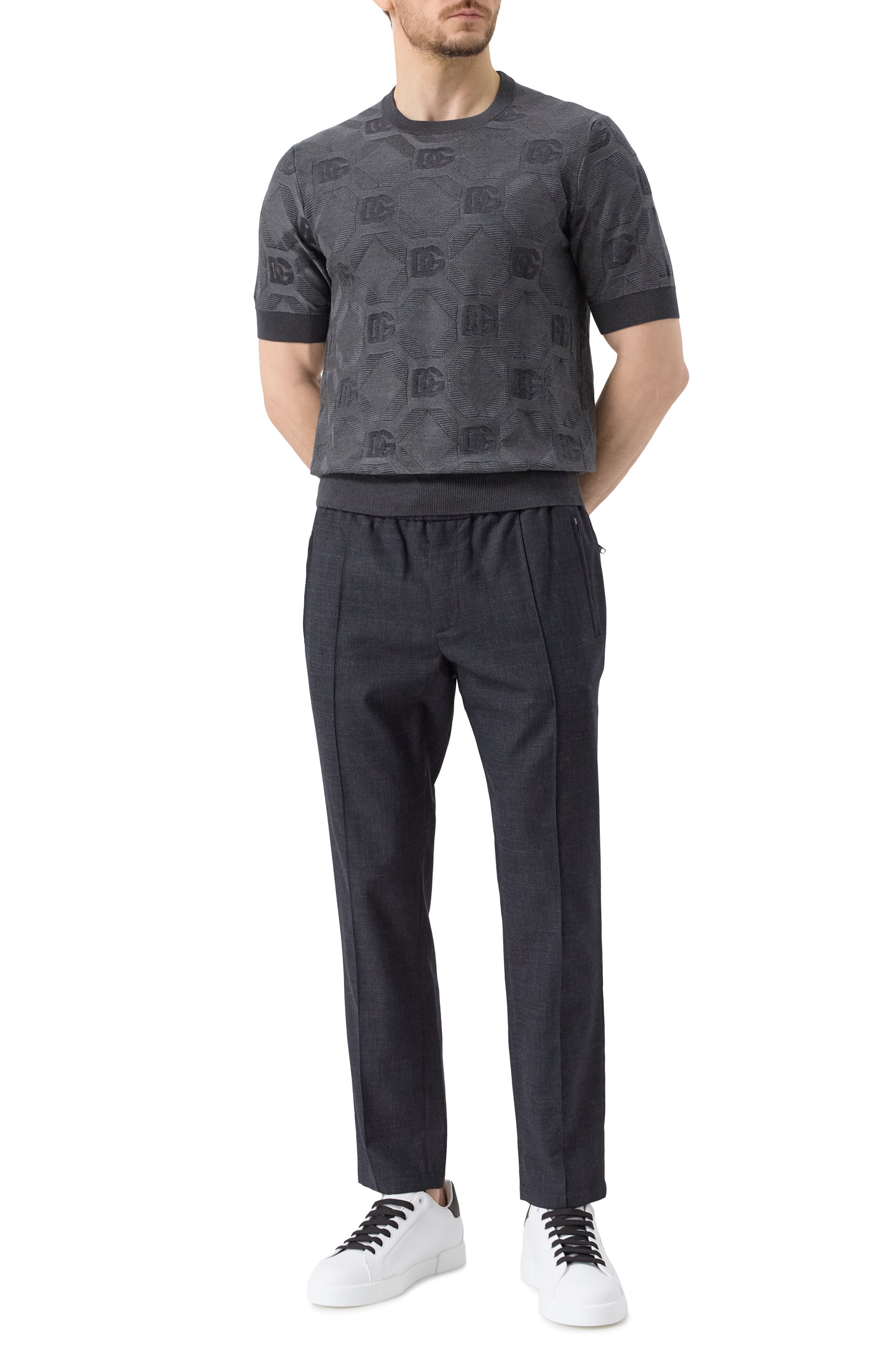 Шелковый джемпер DOLCE & GABBANA, арт. GXX03T/JBSK7, фото 2