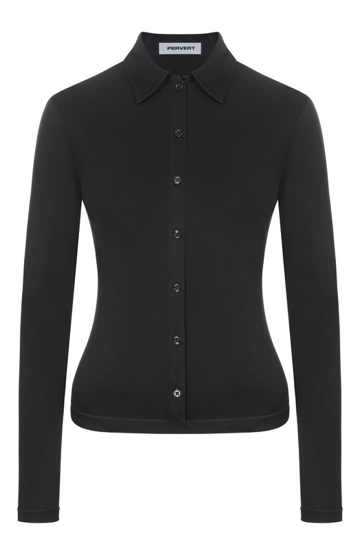 Шелковая блузка Pervert PE26/BL01/60-04 Чёрный PE26/BL01/60-04