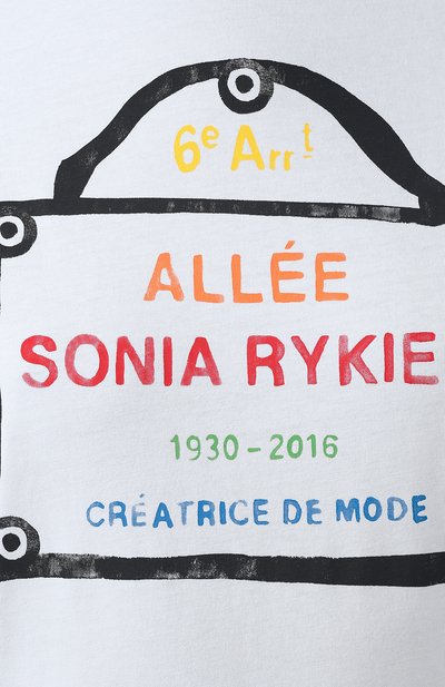 Хлопковая футболка SONIA RYKIEL, арт. 12515066-SB, фото 5