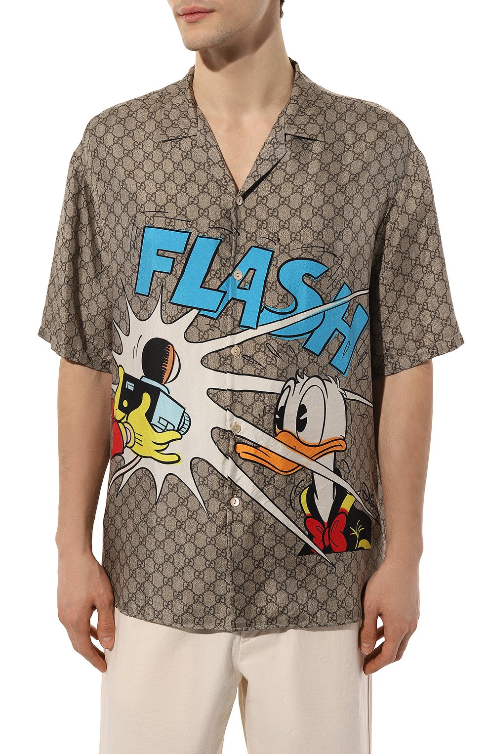 Шелковая рубашка disney x gucci GUCCI, арт. 646446 ZAGCN, фото 3