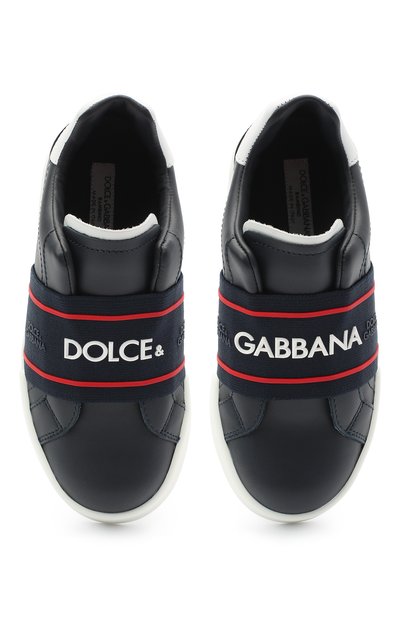 Кожаные кеды DOLCE & GABBANA, арт. DA0793/AF512/29-36, фото 4