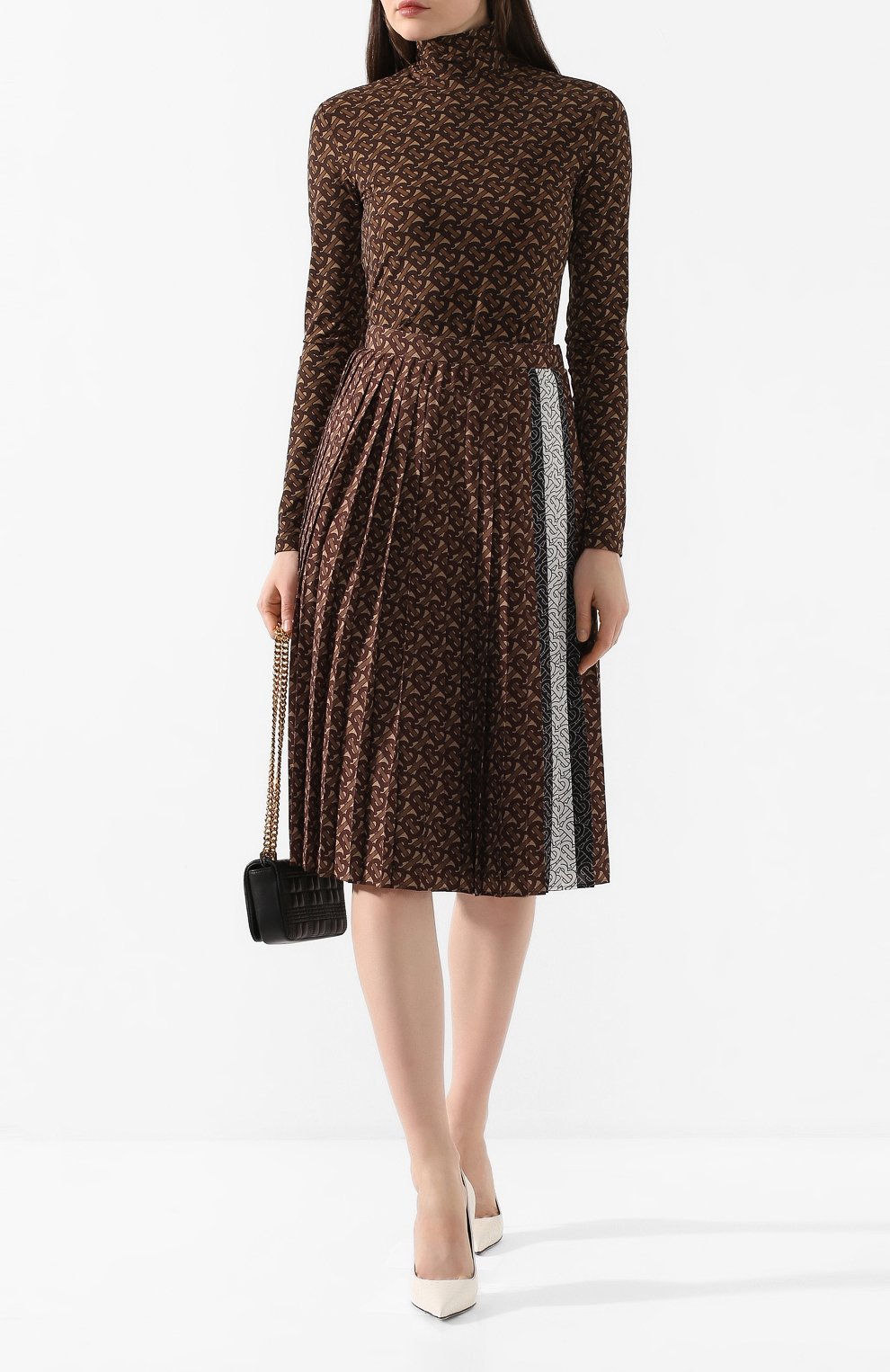Юбка BURBERRY коричневого цвета по цене 147000 руб., арт. 8025237, фото 2 Юбка BURBERRY, арт. 8025237, фото 2