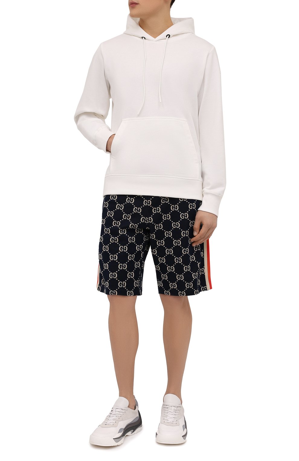 Хлопковые шорты GUCCI, арт. 474632/X9V05, фото 2