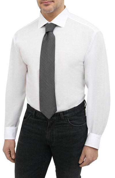 Сорочка из хлопка и льна BRIONI, арт. RCL400/P708Y, фото 4