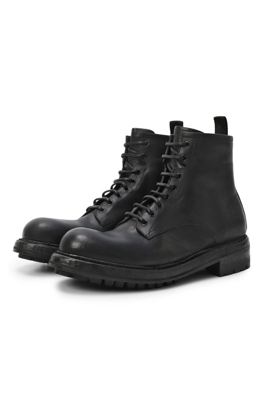 Кожаные ботинки Bernini Dolce & Gabbana A60633/AV325 Чёрный A60633/AV325