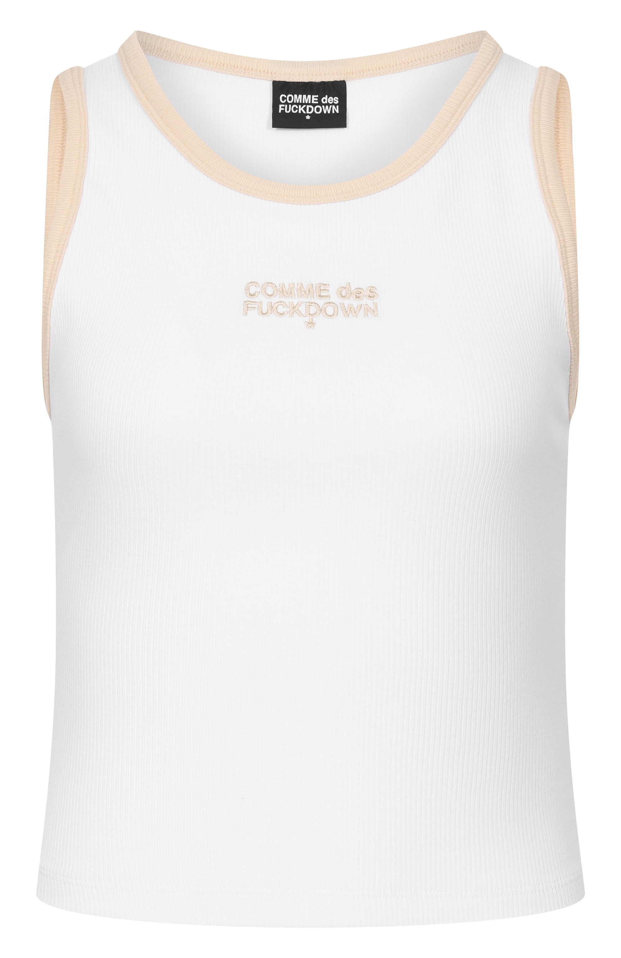 Хлопковая майка COMME DES FUCKDOWN, арт. CFABW01598, фото 1