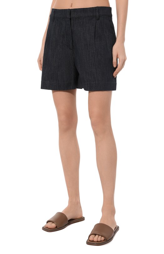 Джинсовые шорты Brunello Cucinelli ML161P5907 Синий  ML161P5907 Фото 3