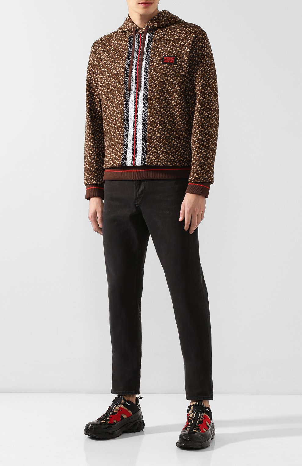 Хлопковое худи BURBERRY, арт. 8018241, фото 2