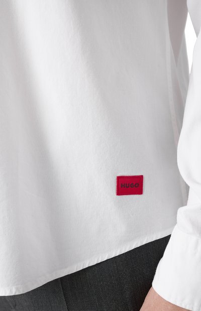 Хлопковая рубашка HUGO, арт. 50500216, фото 5
