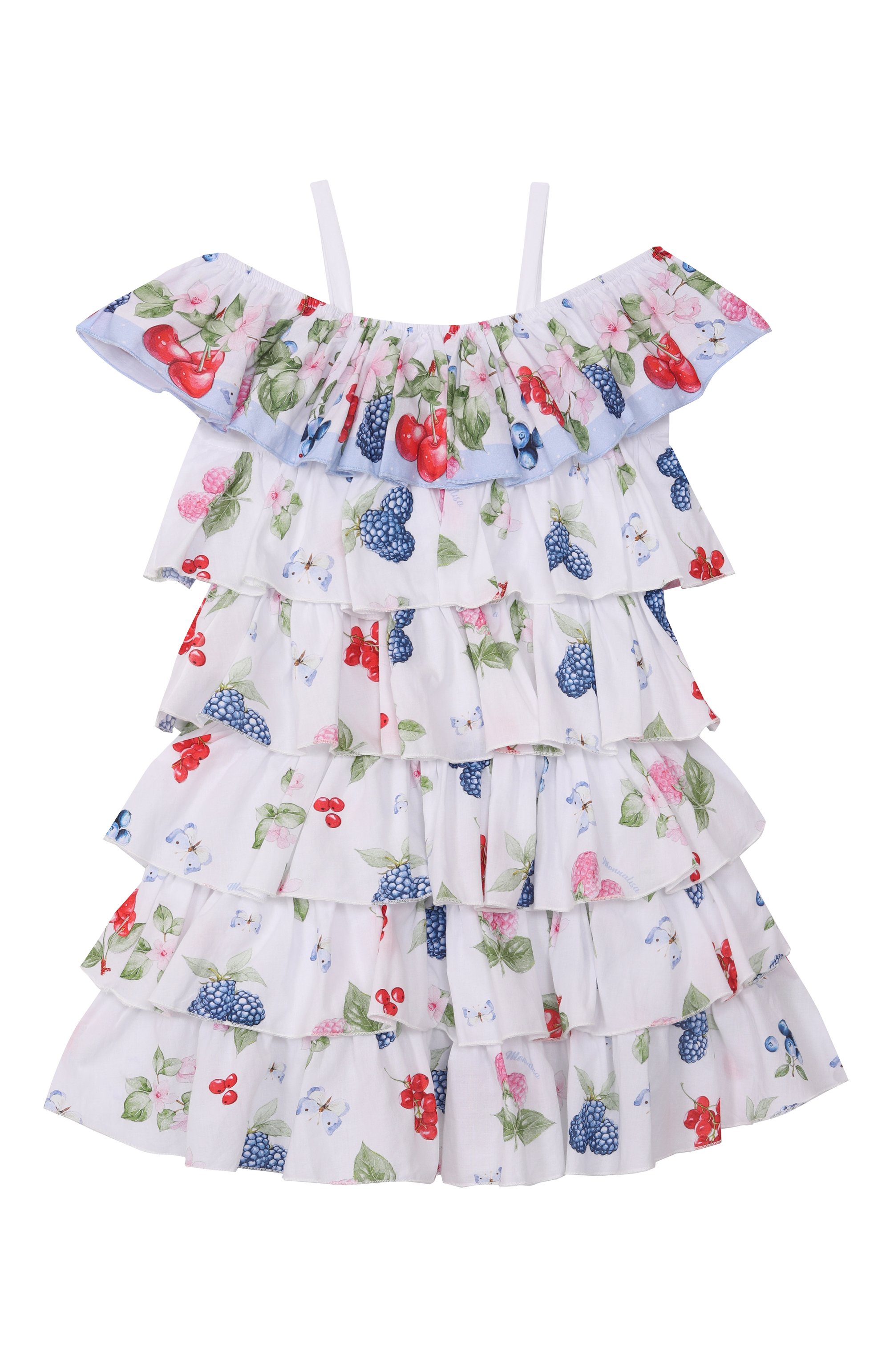 Хлопковый сарафан MONNALISA, арт. 19E080, фото 2