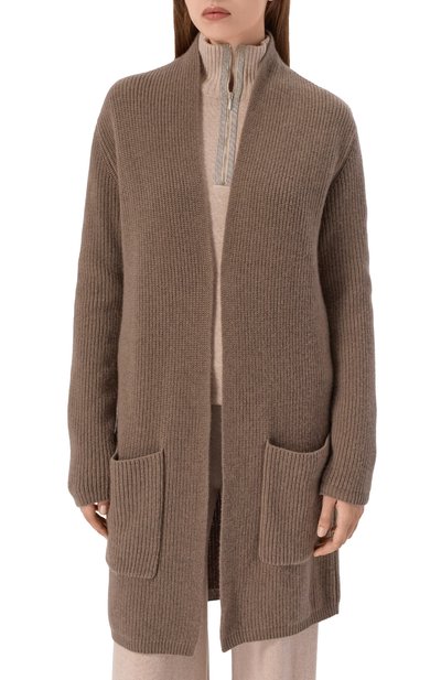 Кашемировый кардиган COLOMBO темно-бежевого цвета по цене 357000 руб., арт. MA04834/CH/2-26KI, фото 3 Кашемировый кардиган COLOMBO, арт. MA04834/CH/2-26KI, фото 3