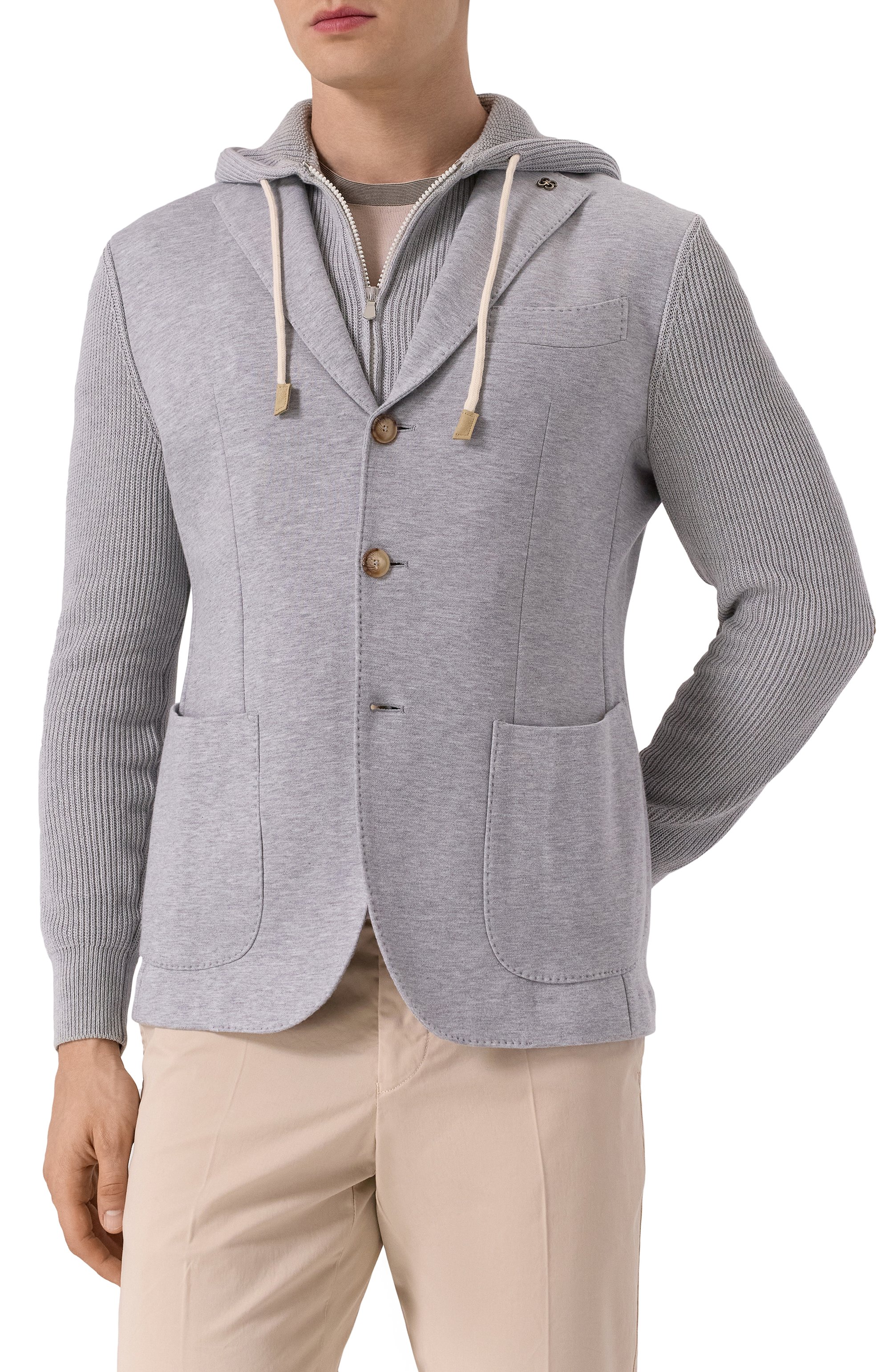 Хлопковый пиджак GRAN SASSO, арт. 23133/76012, фото 4