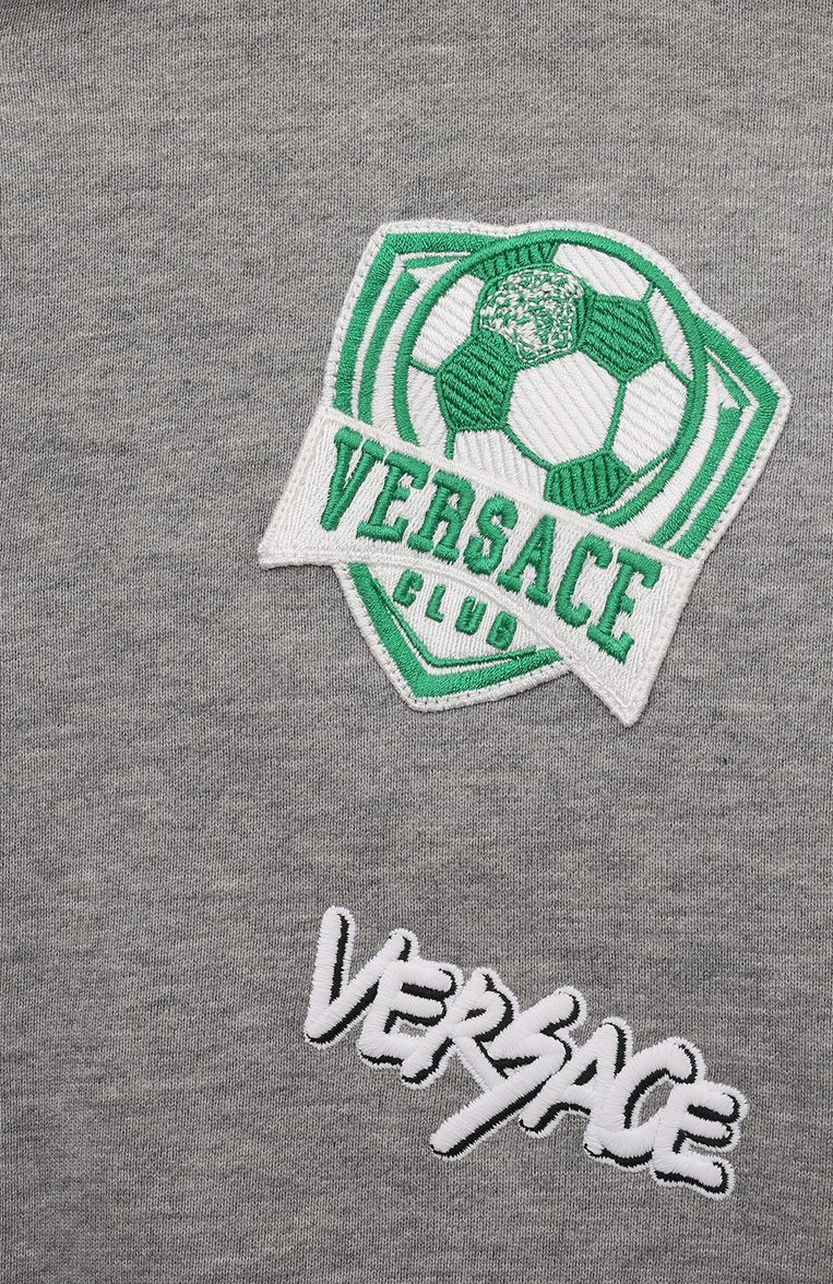 Хлопковый бомбер VERSACE, арт. 1013842/1A09721/4A-6A, фото 3