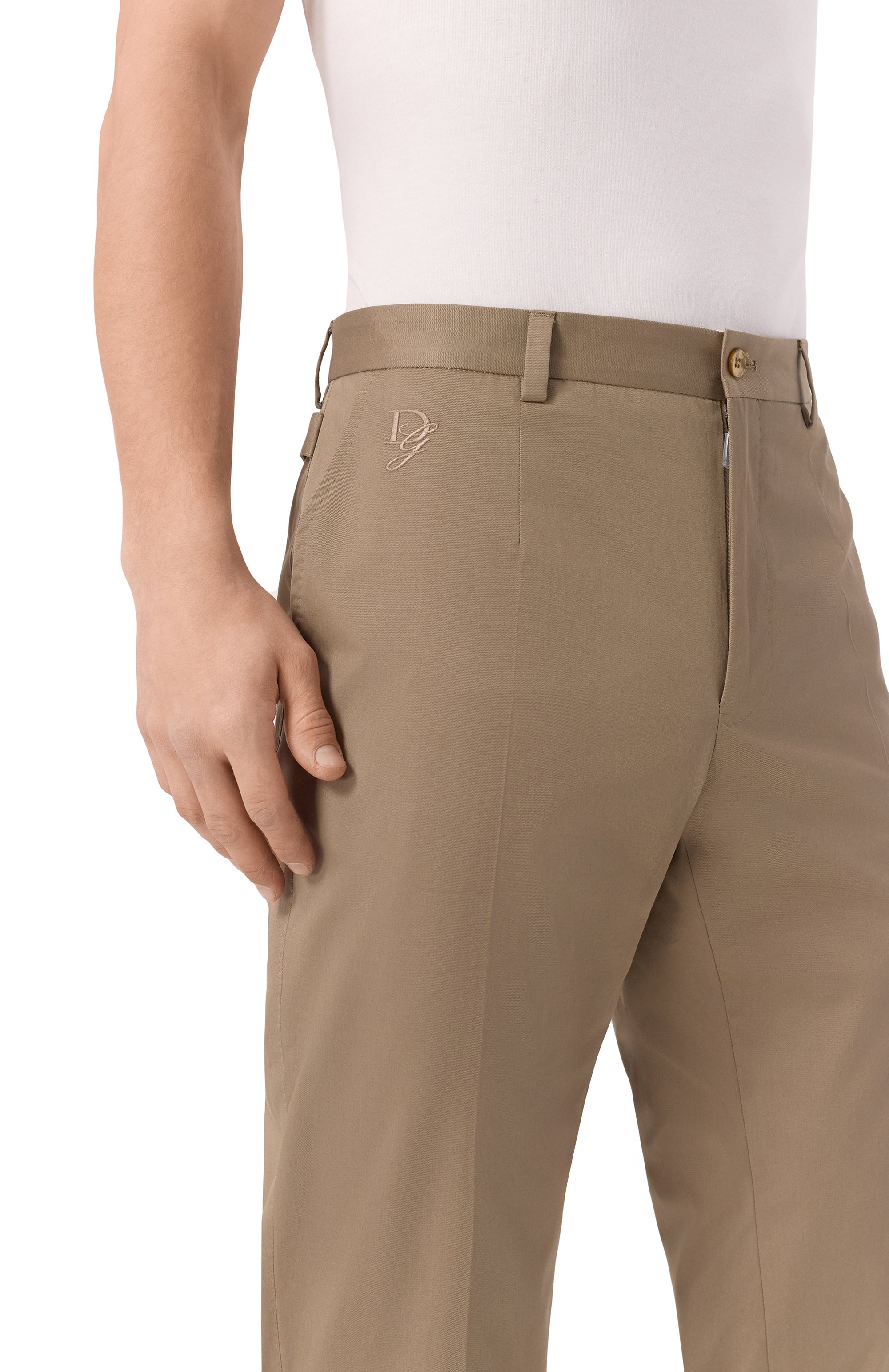 Хлопковые брюки DOLCE & GABBANA, арт. GY6IEZ/GJ090, фото 5