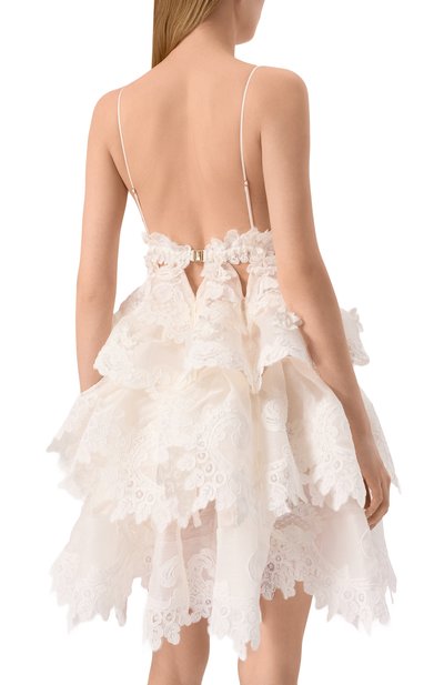 Платье изо льна и шелка ZIMMERMANN, арт. 2387DR251, фото 4