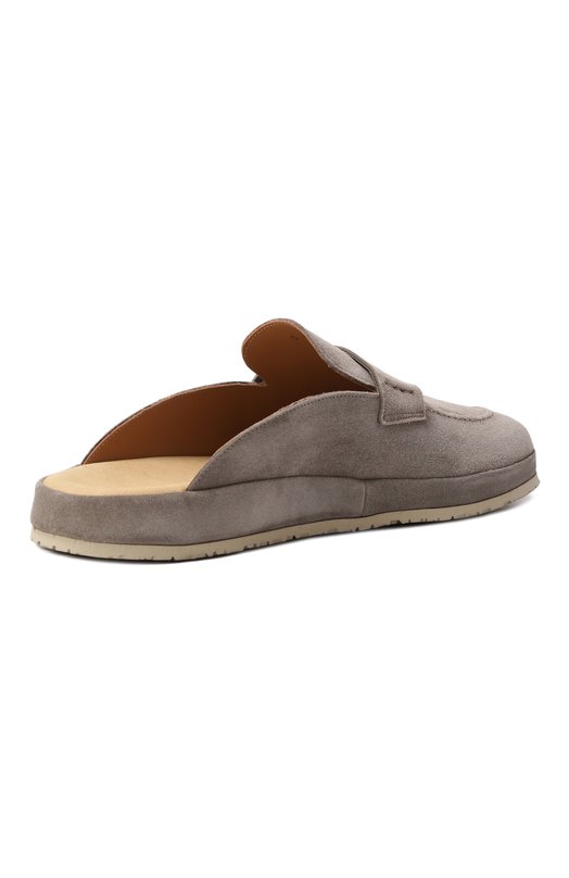 Замшевые домашние туфли Farfalla F5ALI/SUEDE Серый  F5ALI/SUEDE Фото 5