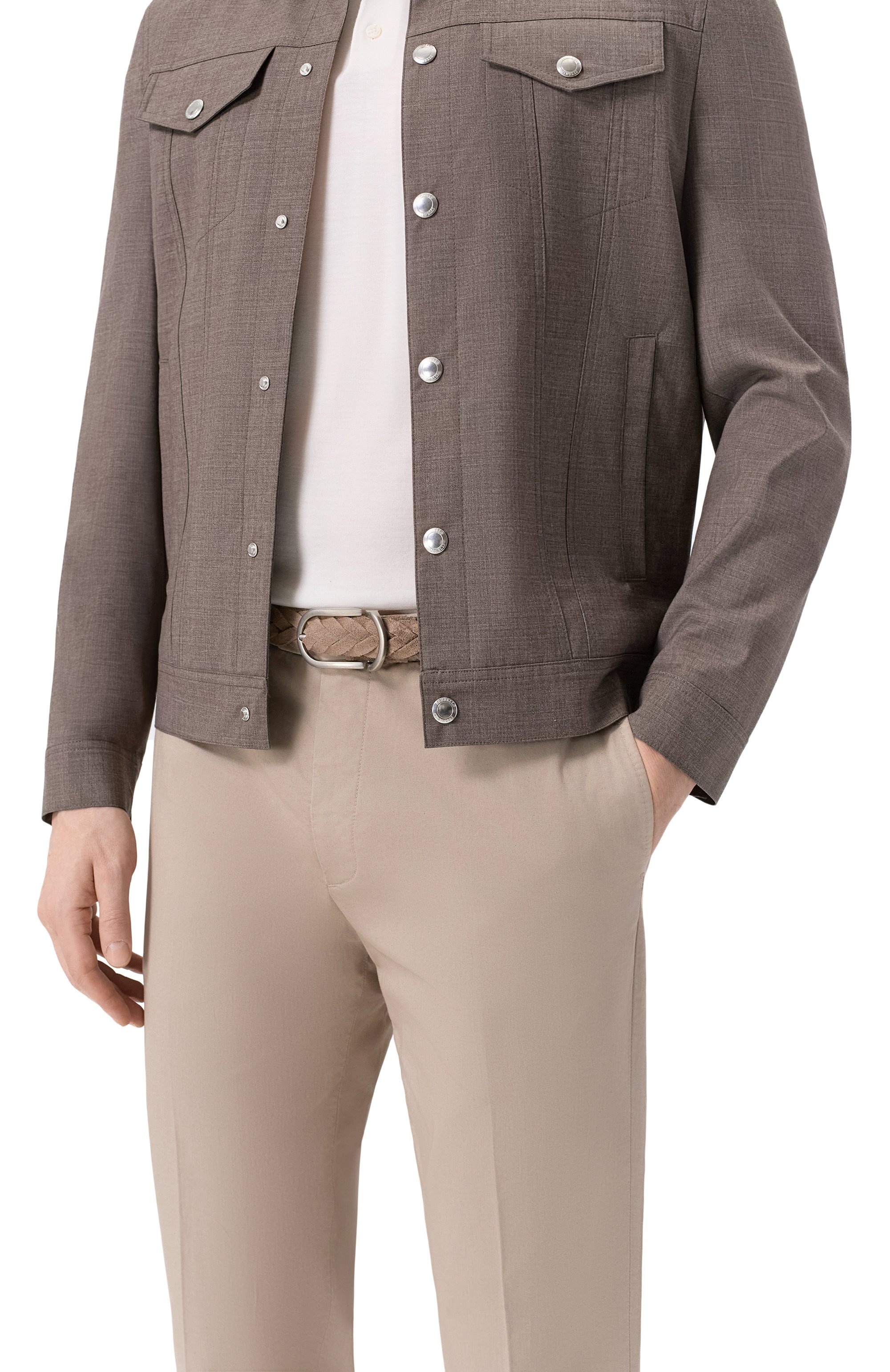 Замшевый ремень BRUNELLO CUCINELLI, арт. MAURP333, фото 2