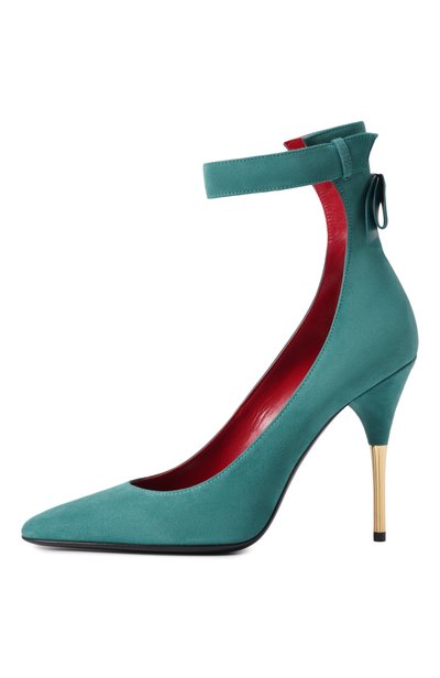 Замшевые туфли fatale 105 VALENTINO зеленого цвета по цене 145500 руб., арт. 9W0S0QI9/DLL, фото 4 Замшевые туфли fatale 105 VALENTINO, арт. 9W0S0QI9/DLL, фото 4