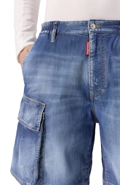 Джинсовые шорты DSQUARED2, арт. S78MU0062/S30341, фото 5